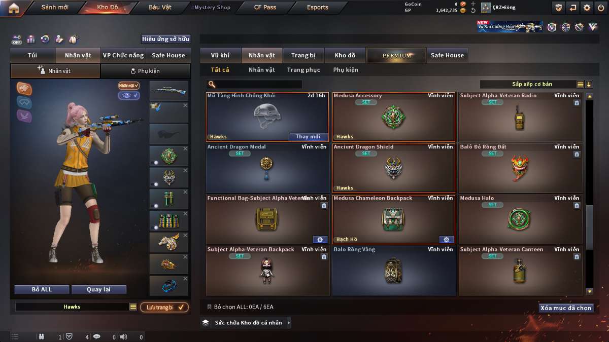 shop acc cf uy tin gia re